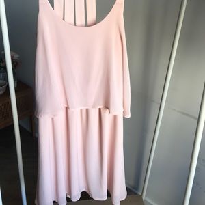 Pale Pink Flowy Dress